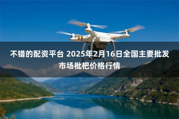 不错的配资平台 2025年2月16日全国主要批发市场枇杷价格行情